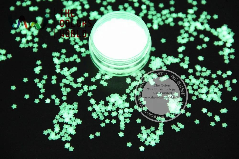 TCYJ825 светящийся в темноте блестящий желтый зеленый светлый цвет длинная