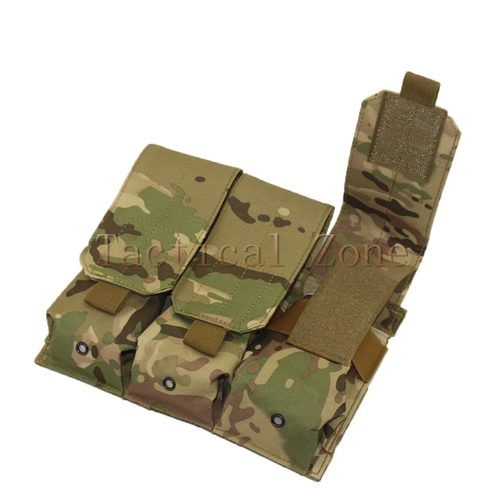 Охотничий Тактический Molle ремень AR15 M4 5,56 мм. 223 тройной маг подсумок страйкбол наружные аксессуары черный загар зеленый камуфляж цвет