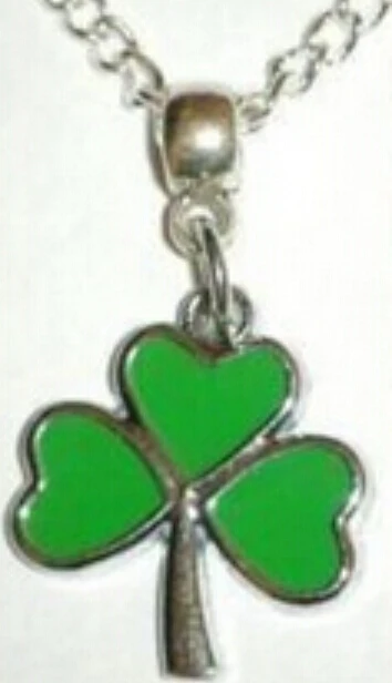 Hot 10pcs Fashion jewelry &quot Irish four - leaf clover Charms Pendant Necklaces For Women men Holiday gifts | Украшения и