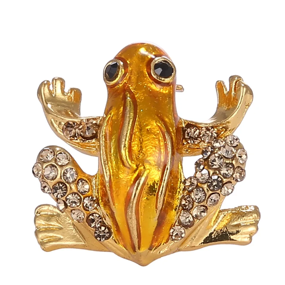 Rinhoo стразы броши в виде животных Броши для женщин маленькие модные ювелирные