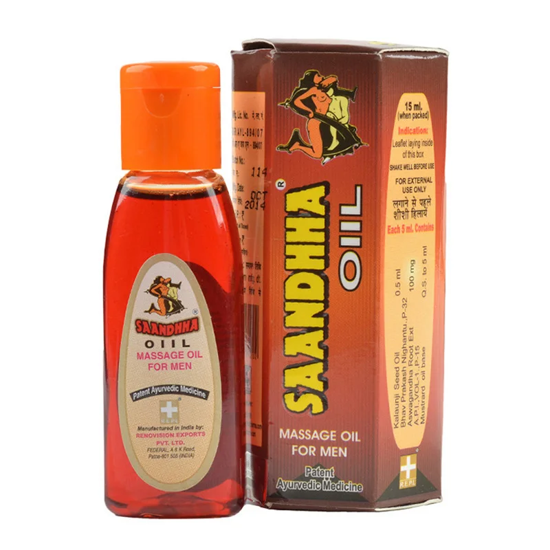 Масло для увеличения пениса Индийского Красного масла растительное масло