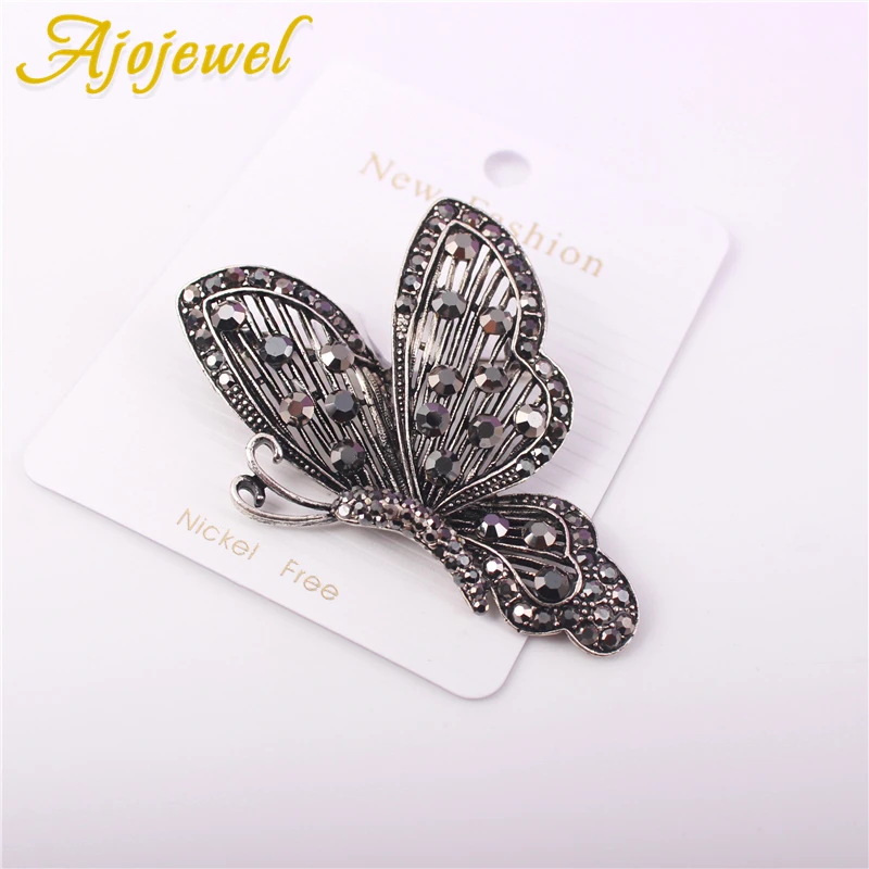 Ajojewel новая бабочка женская брошь на булавке винтажный старинный костюм ювелирные изделия Броши для женщин подарок на вечеринку