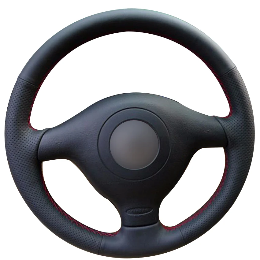 Чехол на руль из черной синтетической кожи для Volkswagen VW Golf 4 Passat B5 1996-2003 Polo 1999-2002 |