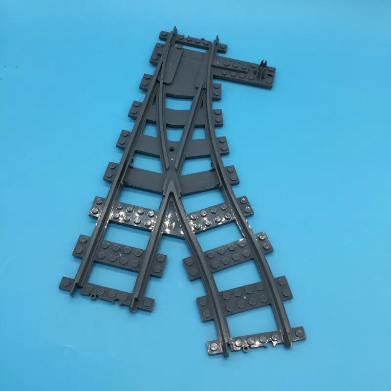 Новый 5 50 шт трек пластик (RC Поезда) переключатель направо левая дорожка