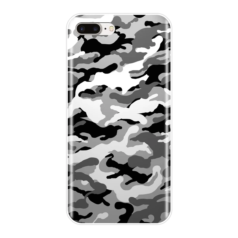 Камуфляжный военный камуфляжный чехол для телефона Apple iPhone 6 S 7 8 X XR XS Max