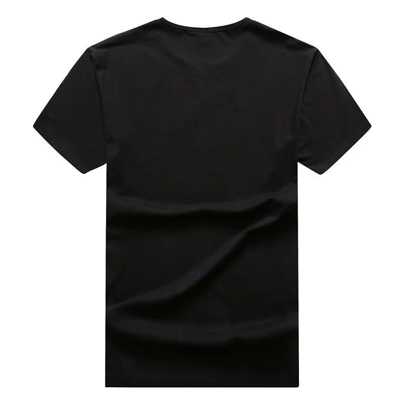 Летняя свободная футболка мужская 5XL 6XL 7XL Повседневная большого размера модная с