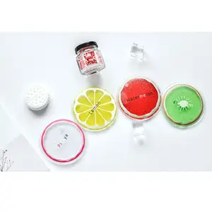 Летняя портативная мини-физиотерапия сумка из ПВХ для охлаждения милый мультяшный круглый яркий цветной фруктовый холодный компресс гелевая упаковка для льда