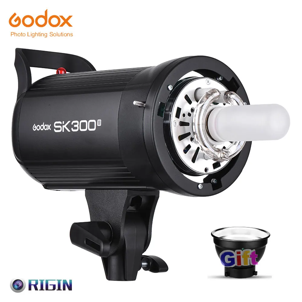 Godox профессиональная студийная вспышка SK300II GN58 Max Power 400WS 2 4G беспроволочное время