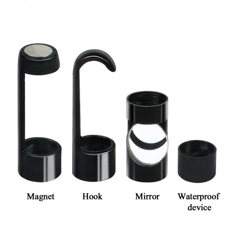 

Flexible Hook Design Magnet Side View Mirror Set for 8mm Depstech Wireless Endoscope Camera Waterproof Soft Cable Inspection