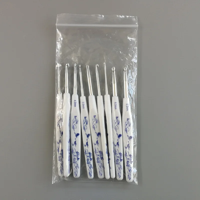 9 шт./компл. 2 6 мм набор крючков для вязания шарфов спицы свитеров плетеные Подарки