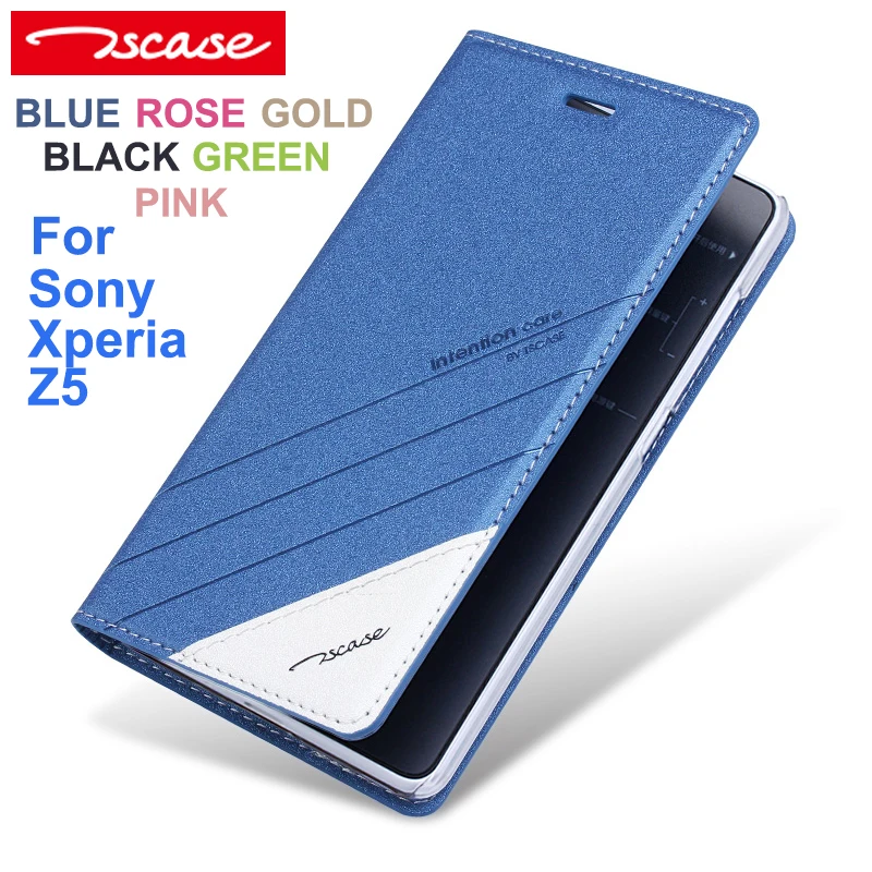 Tscase Мода Высокое качество для sony Xperia Z5 кожаный чехол флип e6633 e6683 Чехол телефона