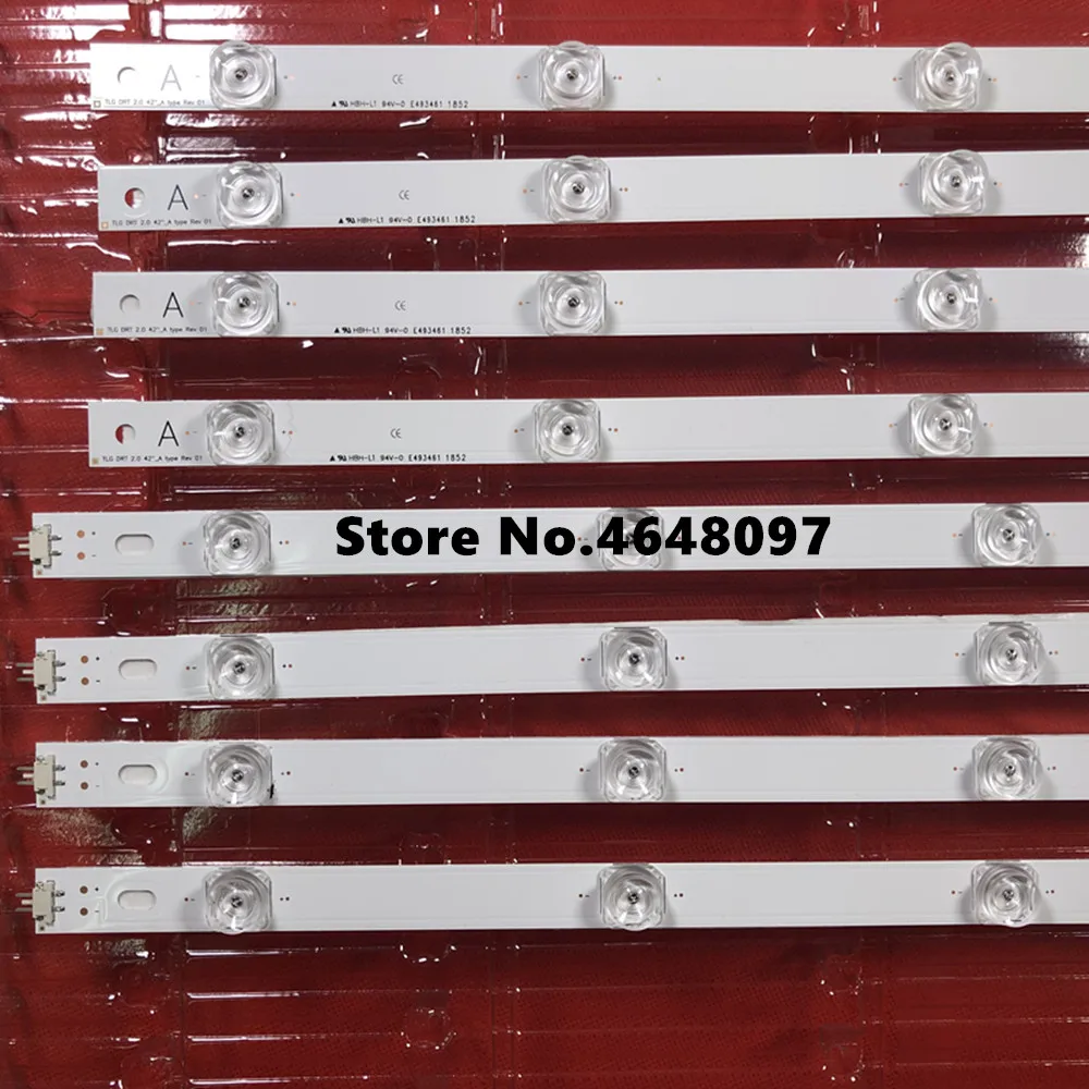 Светодиодный Подсветка 8 лампа для LG 42 дюйма ТВ DRT 3 0 &quot6916L 1709B 1710B 1957E 1956E 6916L-1956A