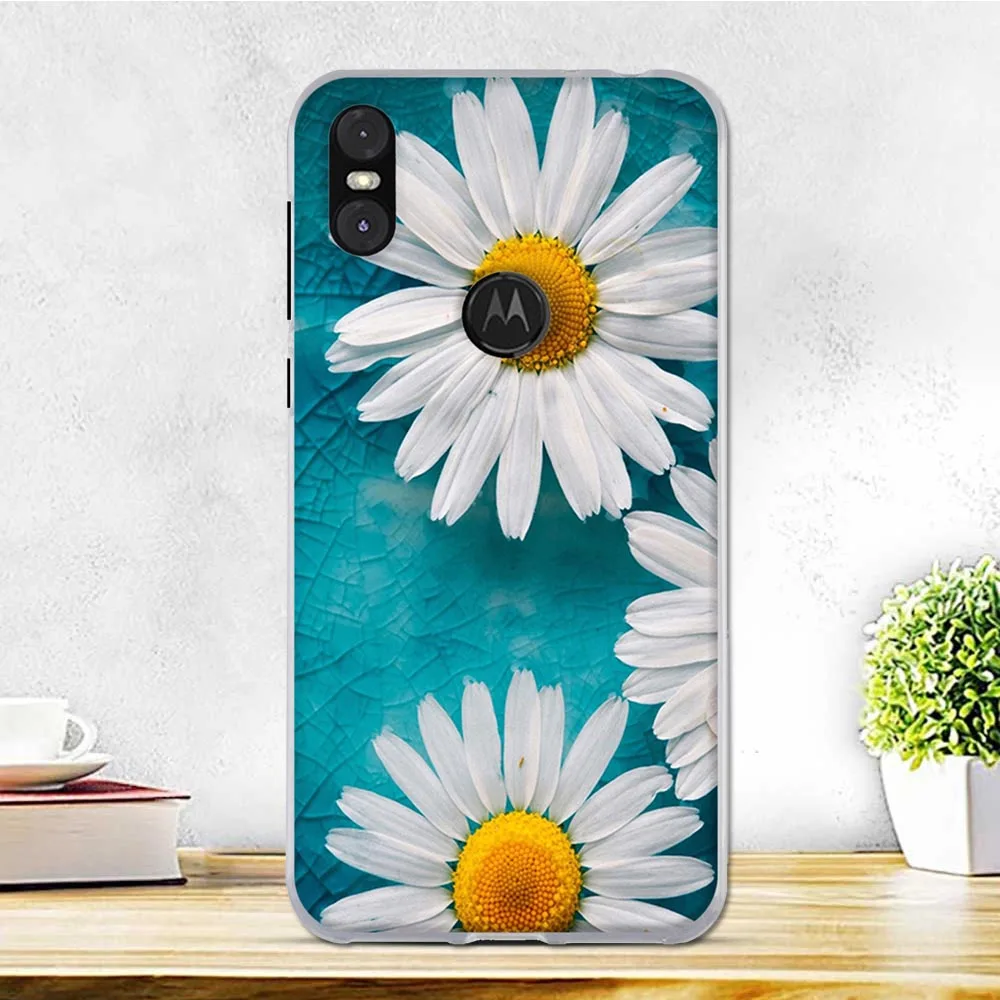 44 Чехол для Motorola One, силиконовый мягкий ТПУ чехол для мобильного телефона, милый бампер, черный чехол для Fundas Moto P30 Play, чехол для телефона - Цвет: 44