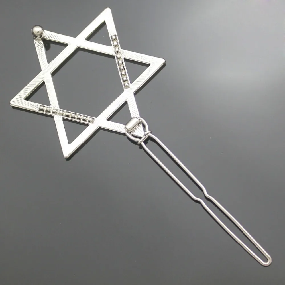 Ювелирные изделия еврейская звезда Давида заколка для волос корона тиара