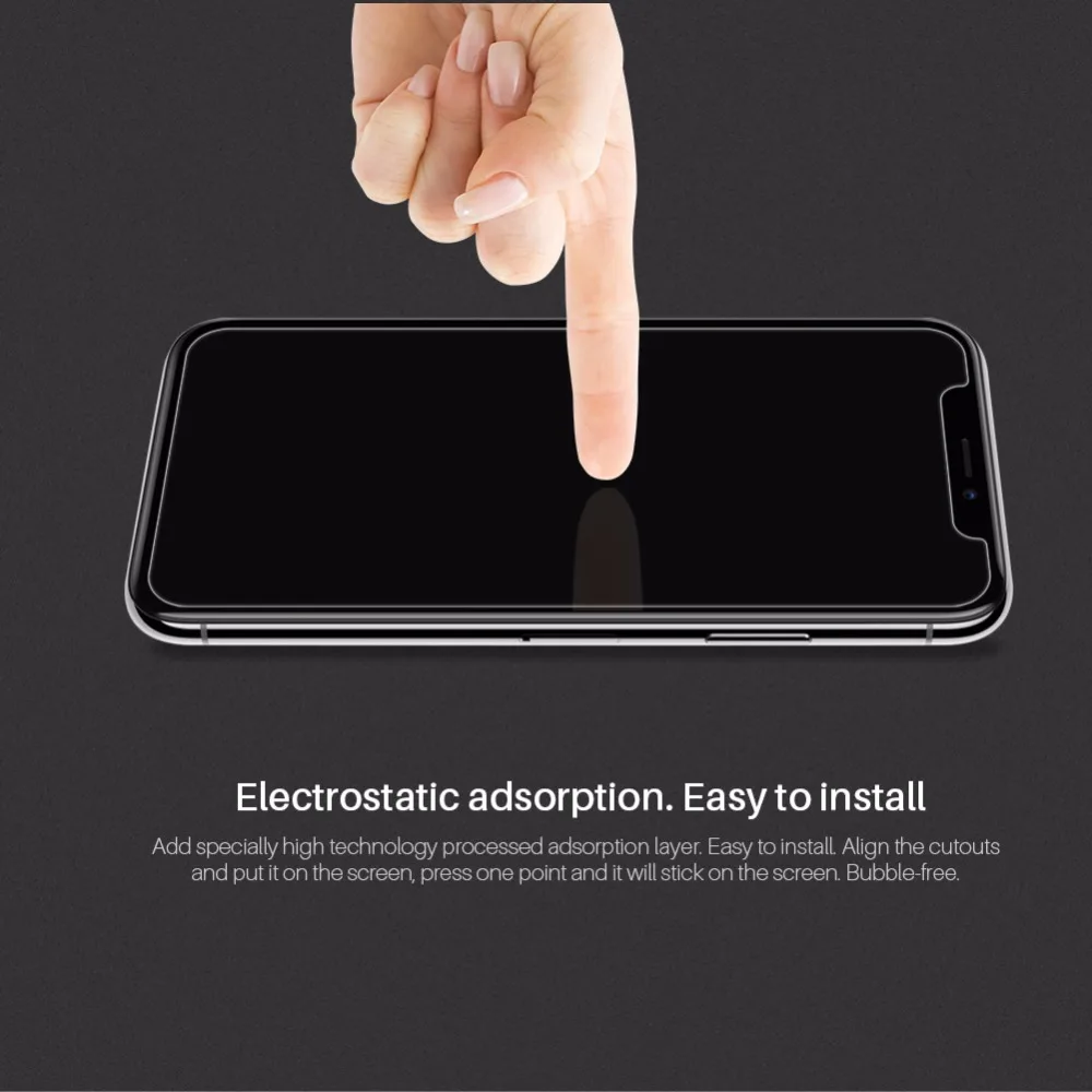 Для iPhone X XS стекло Nillkin Super T + Pro ультратонкое для iPhoneXS Закаленное протектор экрана