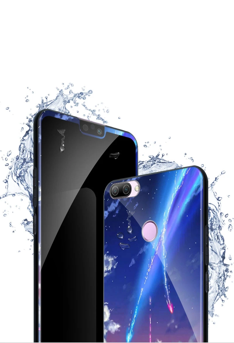 Чехол из закаленного стекла для Huawei Honor 10, чехол с рисунком из мультфильма, закаленное стекло, Защитная крышка для Huawei Honor 9 Lite Mate 10 Lite, чехол