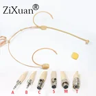 Однонаправленный микрофон для головной повязки Shure Sennheiser AKG MiPro Audio Technica 4Pin 3Pin TA4F 3,5 мм замок