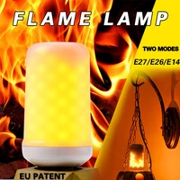 3 modes ac 85 265v lamp creative fire lights lamparas led burn light flicker flame lamp bulb fire effect