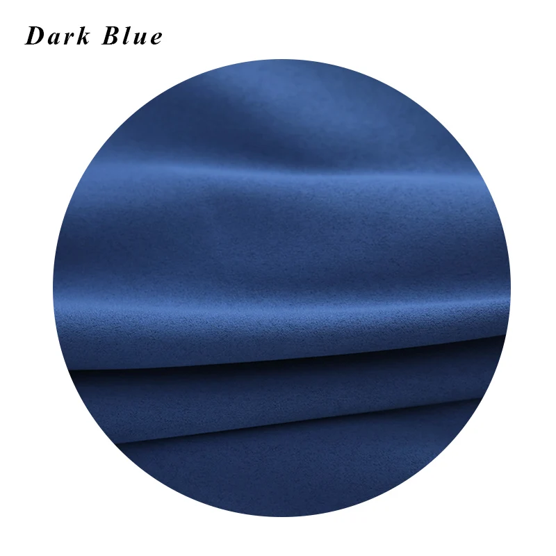 Dark Blue Innermor плотные затемненные шторы для гостиной с высоким затенением, плотные занавески s для спальни, современные занавески для кухни на заказ - Цвет: Dark Blue