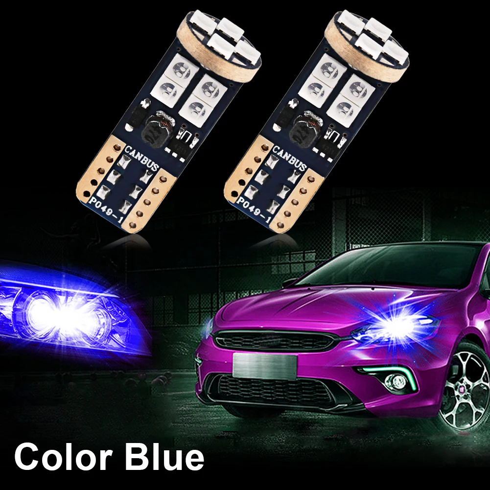 As picture shown Urbanroad 2 шт. T10 3030 SMD W5W светодиодный автомобильный парковочный светильник супер яркий CANBUS автоматическая лампа для чтения - Испускаемый цвет: As picture shown