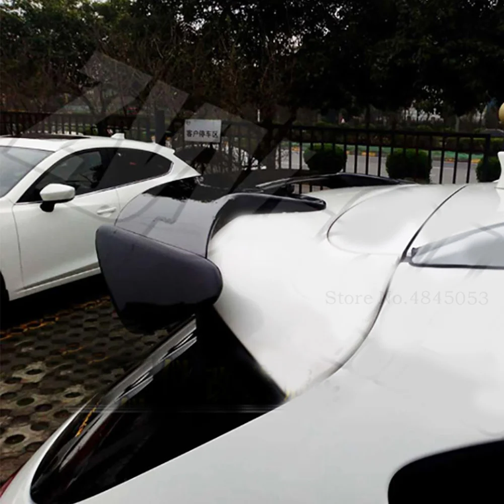 Задний спойлер из углеродного волокна для Mazda багажника крыла автомобиля