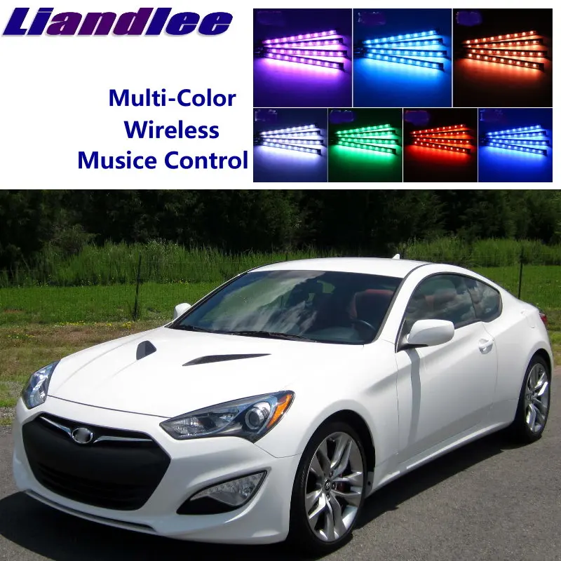 Декоративный автомобильный светильник LiandLee для салона Hyundai Купе Tiburon