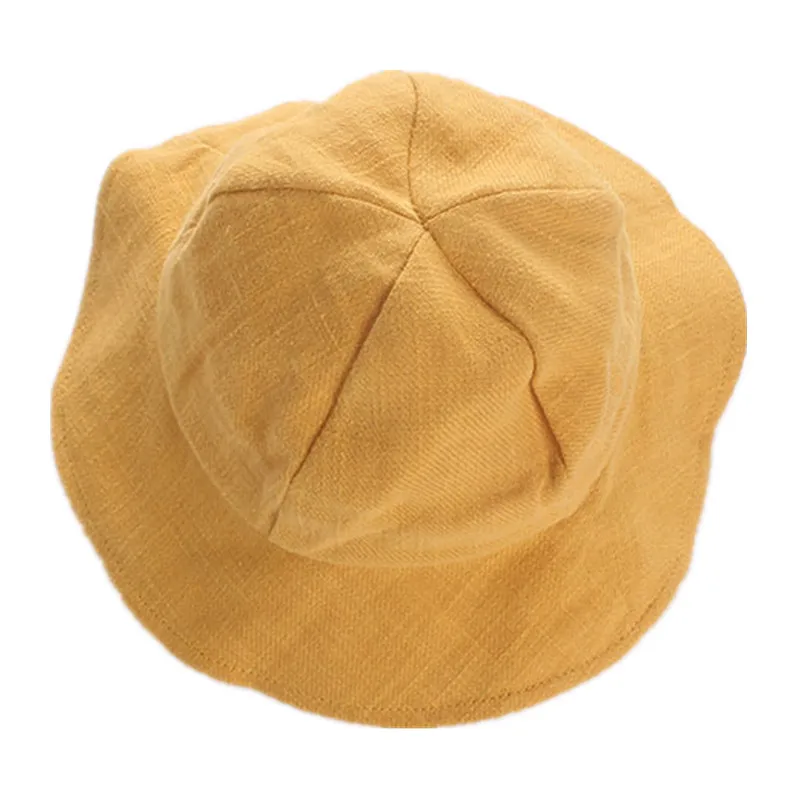 

Summer Autumn 100% Cotton Baby Boy Girls Sun Hat Fashion Children's Fisherman Cap Kids Visor Basin Cap Sun Hat Photography Props