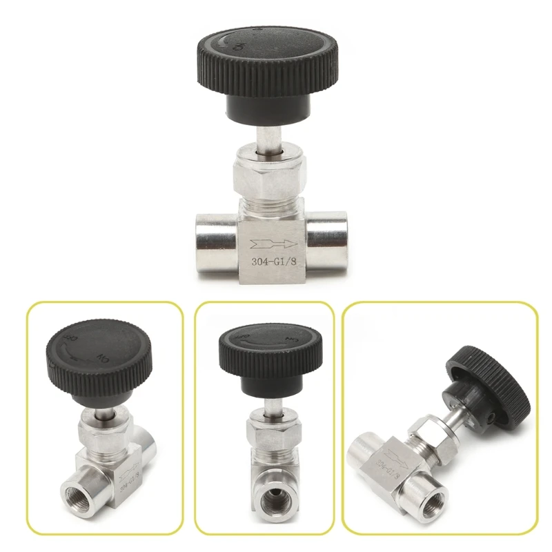 Игольчатый клапан 1/8 дюйма внутренняя резьба 304 управление расходом из