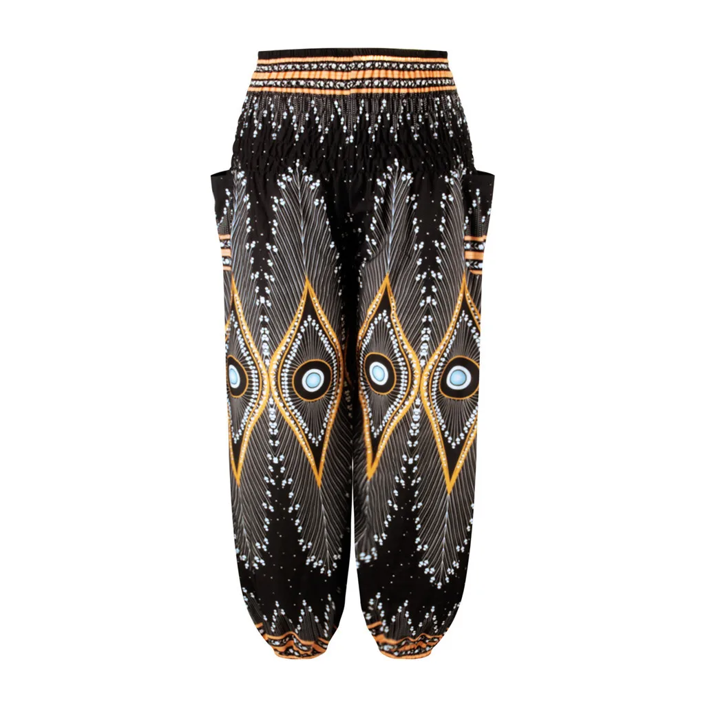 Мужская и женская спортивная одежда повседневные свободные брюки для хиппи йоги