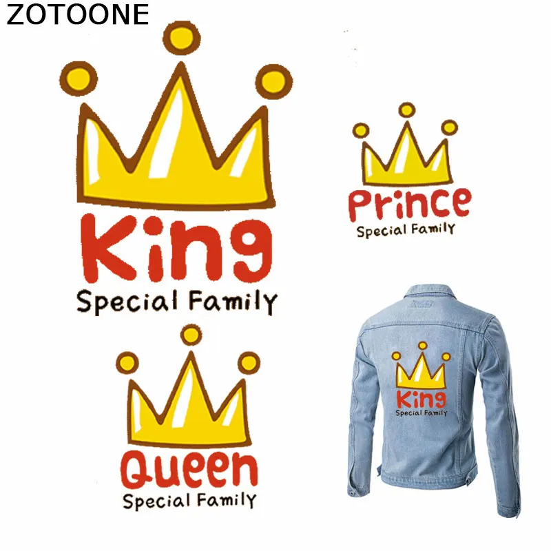 ZOTOONE Симпатичные нашивки &quotКорона&quot для специальные декоративные Семейные