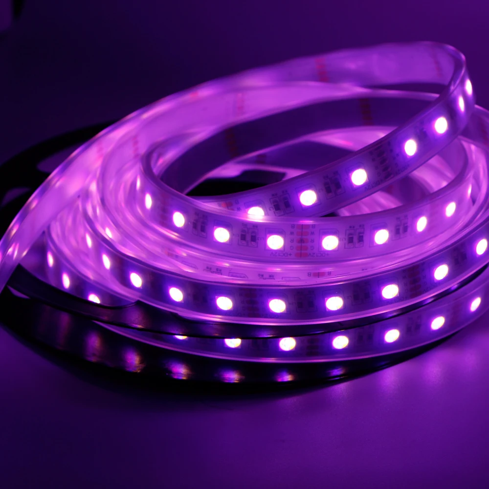 5m RGBW 4in1 чип светодиодный полосы светильник Водонепроницаемый RGB+ белый/теплый белый 5050 лента SMD Рождественские гирлянды диод Праздник лампы 12V 24V