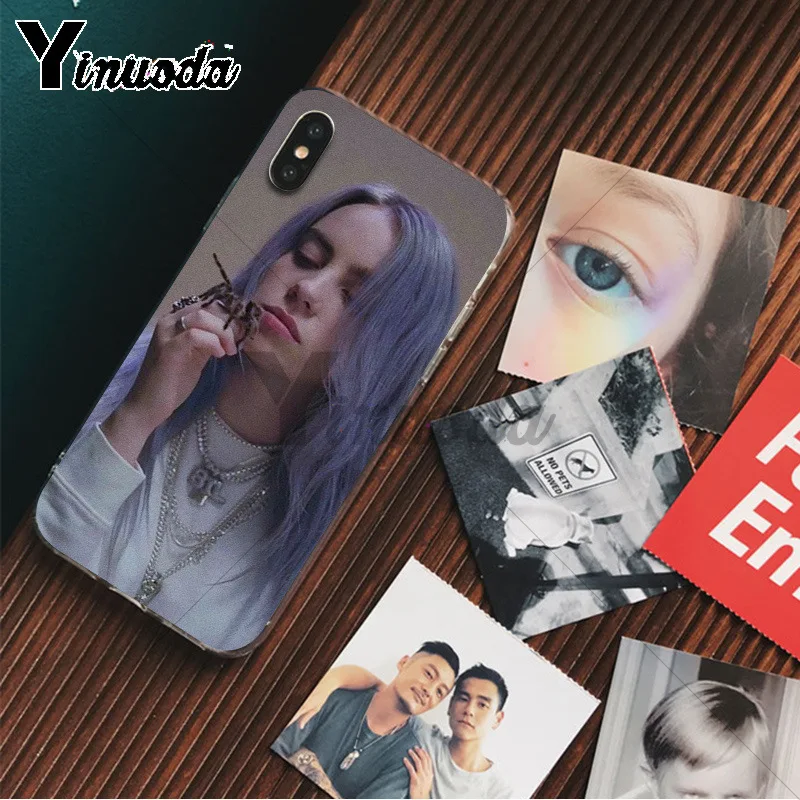 Yinuoda Billie Eilish 13 Девушка ТПУ чехол для телефона оболочка для Apple iPhone 8 7 6 6S Plus X XS MAX 5 5S SE XR Чехлы для мобильных телефонов