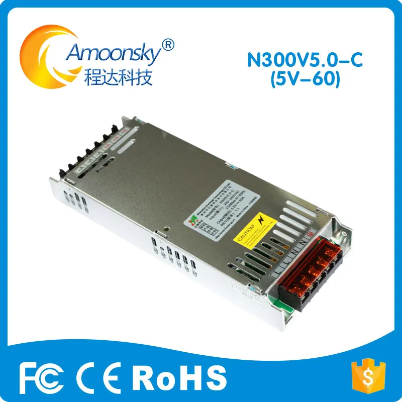 G energy N300V5.0 C 200/240V AC тонкий 5V 60A светодиодный Дисплей переключение Питание 300W Экран