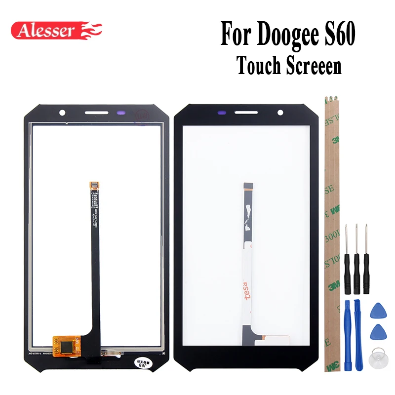 Alesser Для Doogee S60 сенсорный экран 5 2 дюймов идеальный Ремонт Запчасти Сенсорная