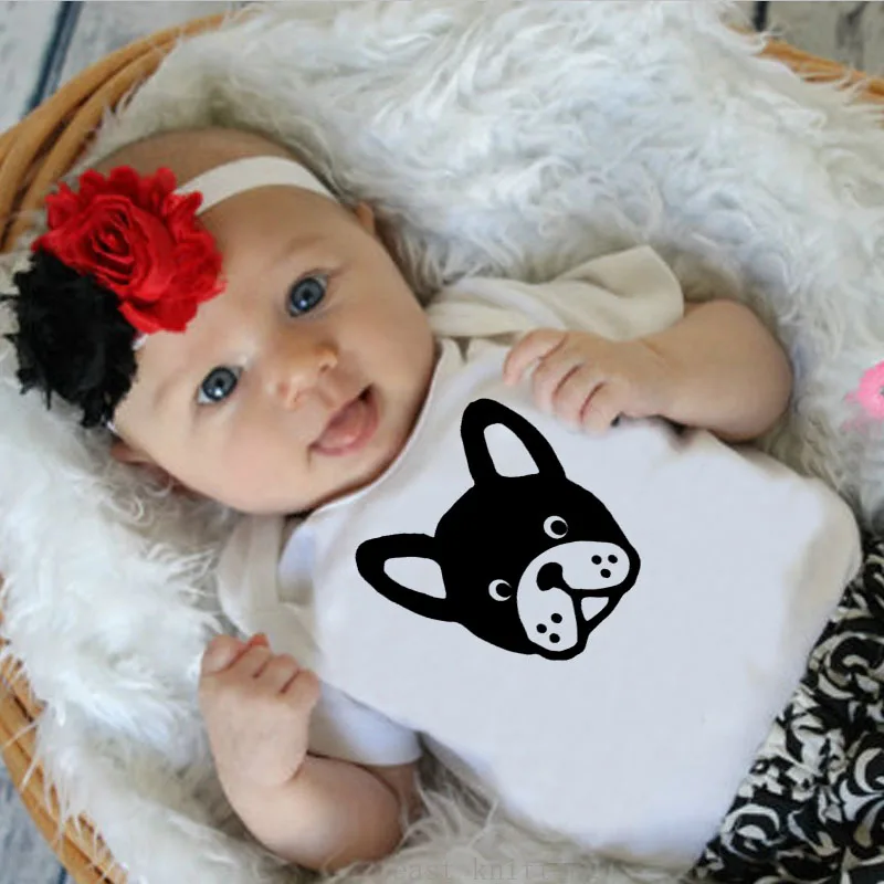 DERMSPE Summer Newborn Baby Boys Girls Cotton Short Sleeve Letter Print Cute Cartoon Outfits Romper Jumpsuit Clothes White | Детская