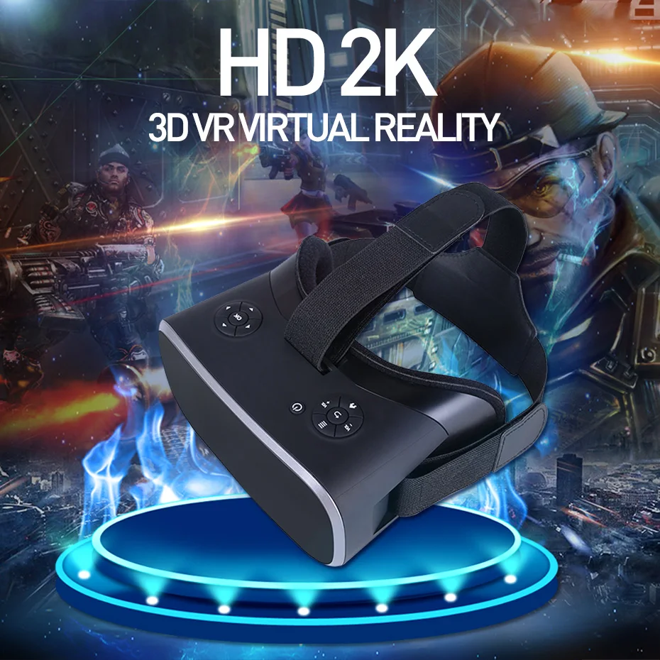 3d glasses Virtual Reality VR All in One Headset Android 5.1 Resolution 2560*1440 HDMI input vr HD 2K For Xbox PS 4 PC | Электроника