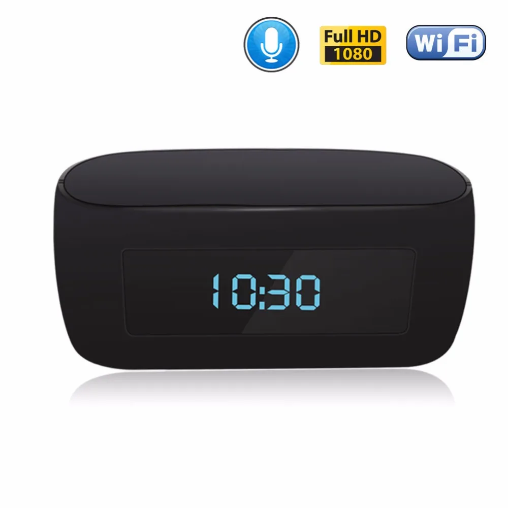 HD 1080 P WI FI мини Камера будильник • Беспроводной няня часы P2P IP/AP безопасности