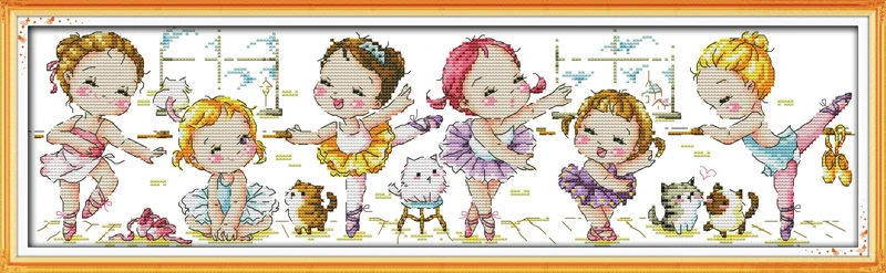 Набор для вышивки балерины сделай сам counted cross stitch kits cross kitscounted | Упаковка -32304697331