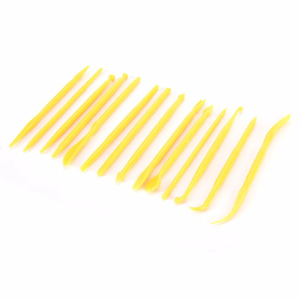 Пластиковые украшения для торта 14 шт./компл. ручки цветов из мастики ручка