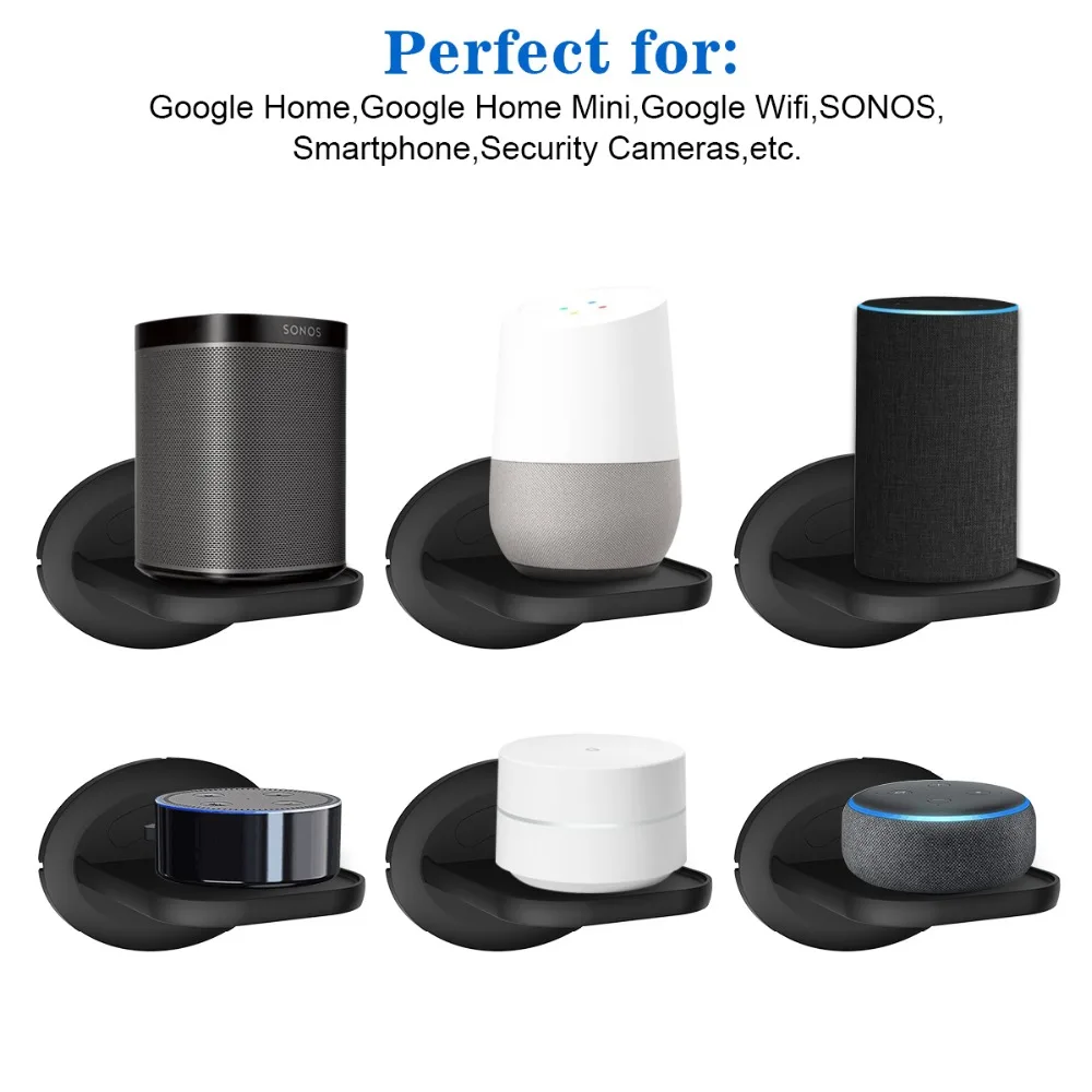 Настенное крепление для Sonos Google Home WiFi безопасности держатель камеры Bulit-in кабель
