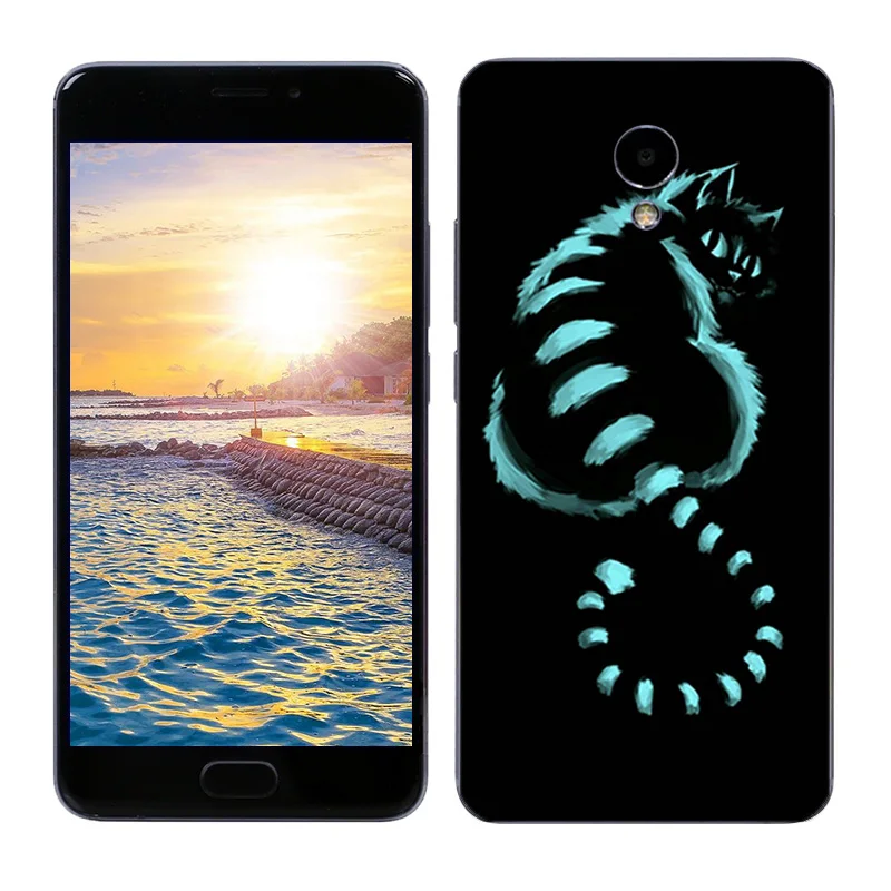 Чехол для Meizu M5 Note мягкий силиконовый чехол из ТПУ с изображением туманности Blue 5
