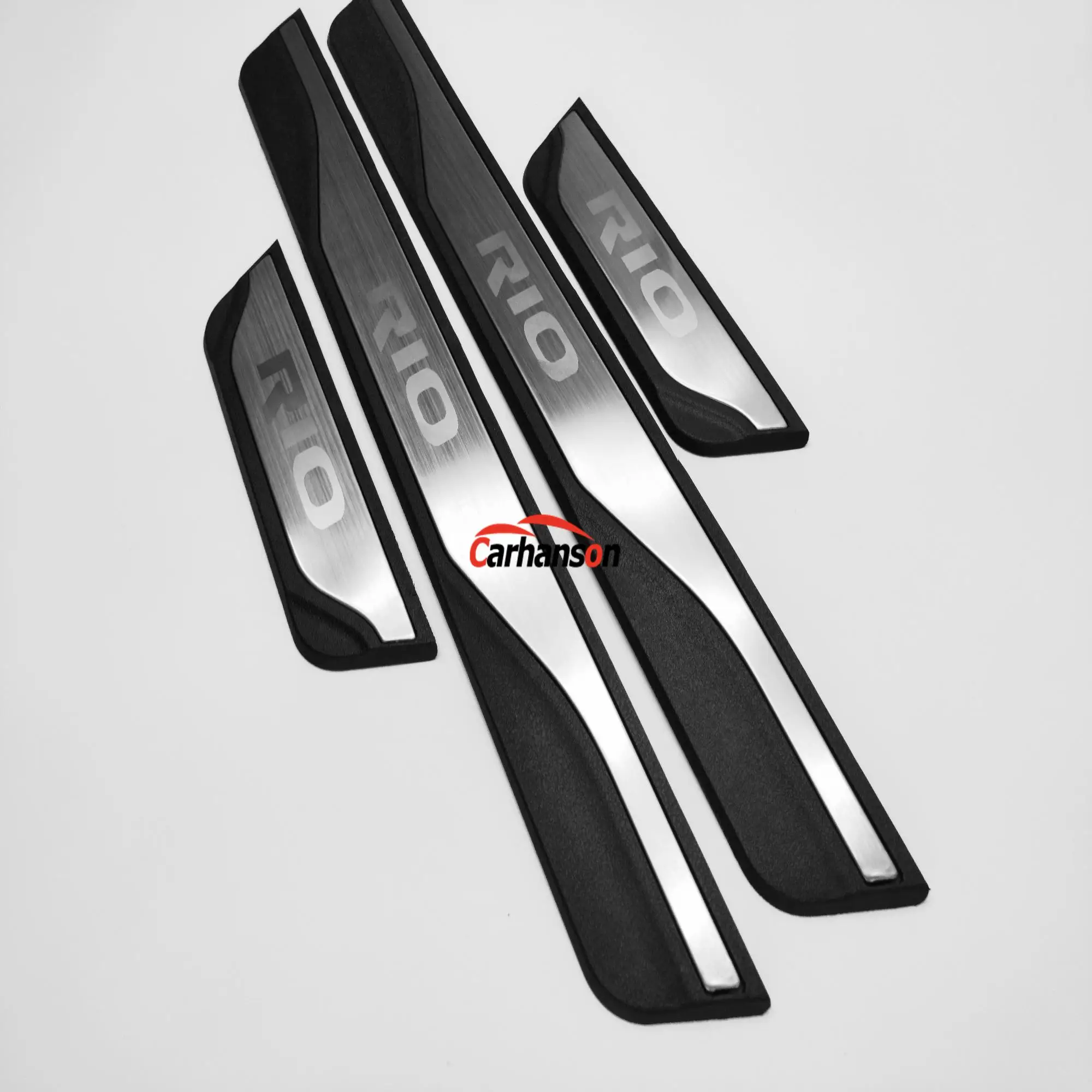 Защитная Накладка на порог для Kia Rio 3 4 Стайлинг автомобиля аксессуары педали