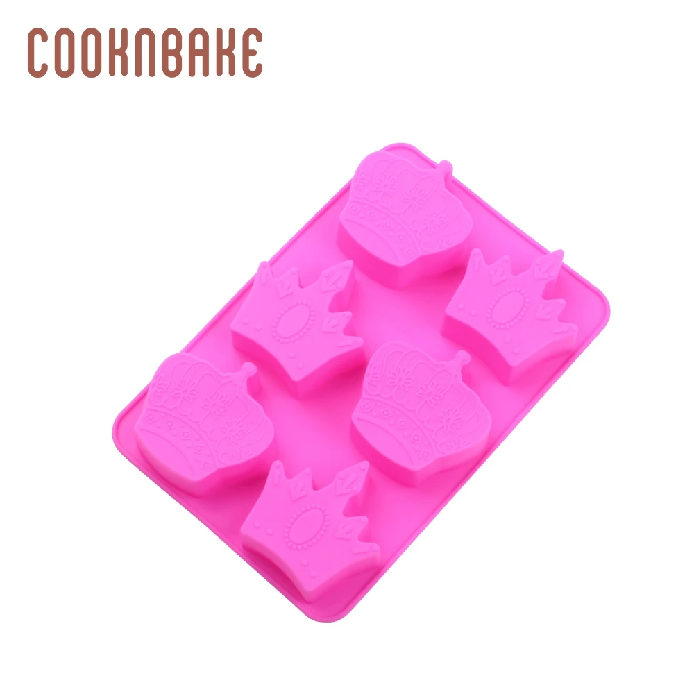 COOKNBAKE силиконовая форма для мыла в форме короны смоляных свечей гипсокартона 6