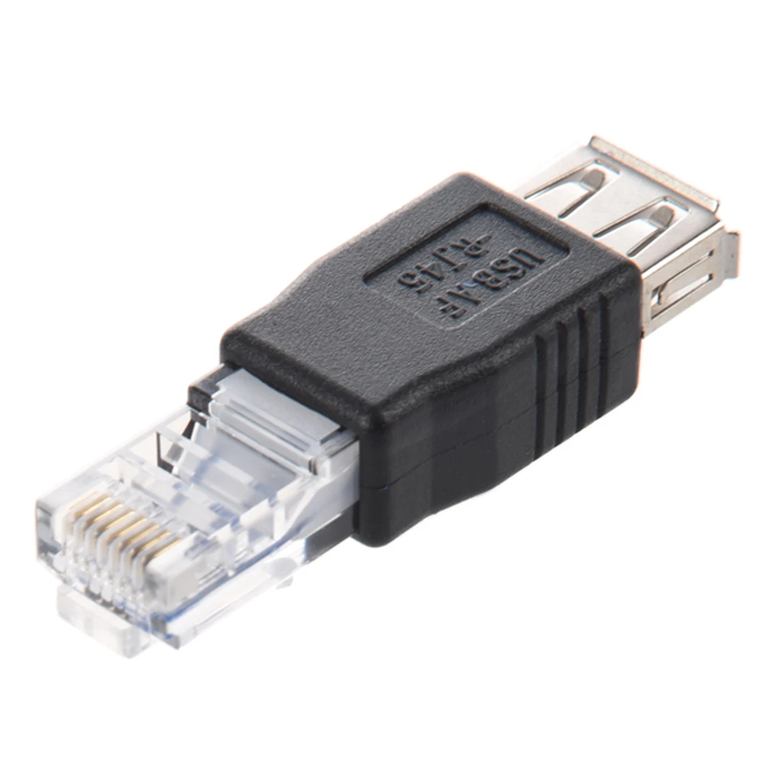 Новый SODIAL(R) 2 шт. ethernet RJ45 папа к USB гнездовой разъем конвертер адаптер + Бесплатный