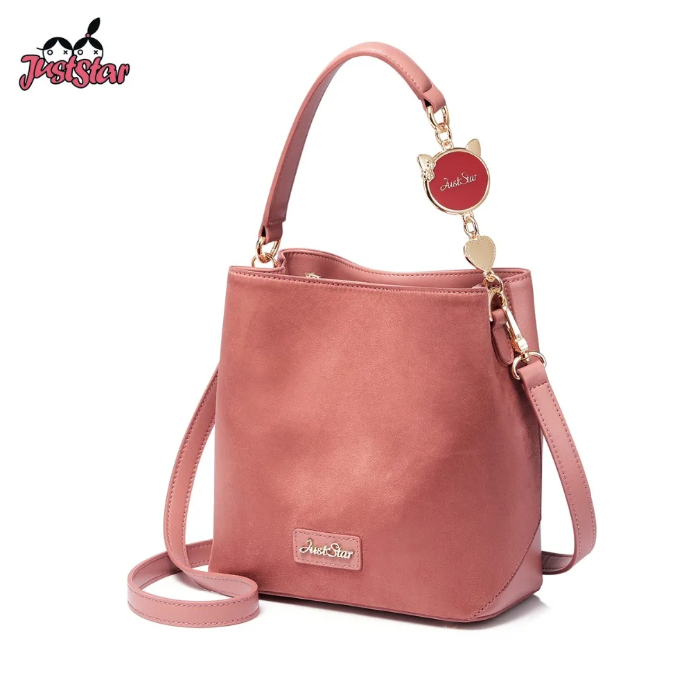 Сумка JUST STAR Женская розовая из искусственной кожи | Багаж и сумки