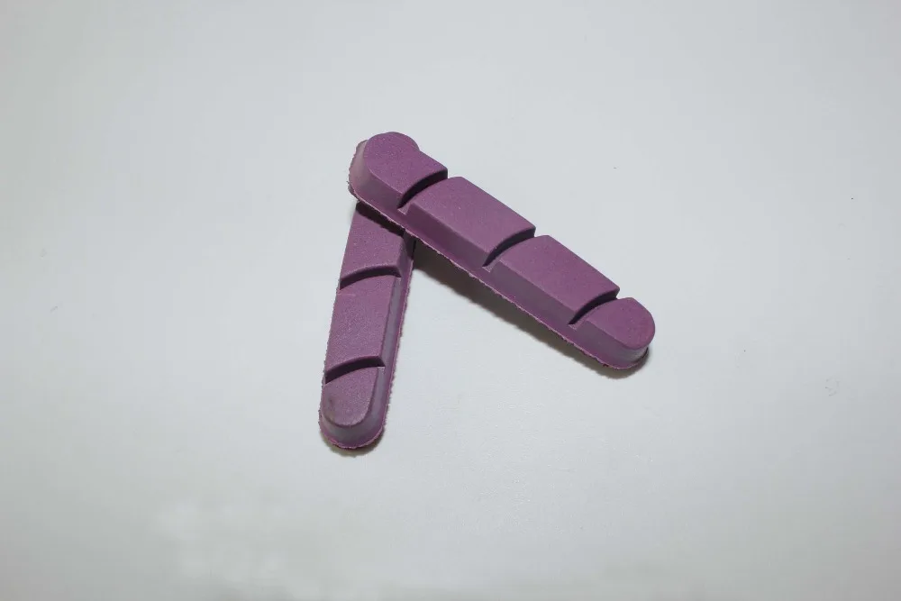 Велосипедные фиолетовые тормозные колодки для карбонового обода Campagnolo Super Record 2011