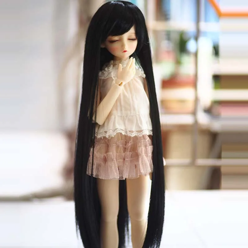 Модный стиль 1/3 1/4 1/6 Bjd SD парик для куклы высокотемпературная проволока длинные