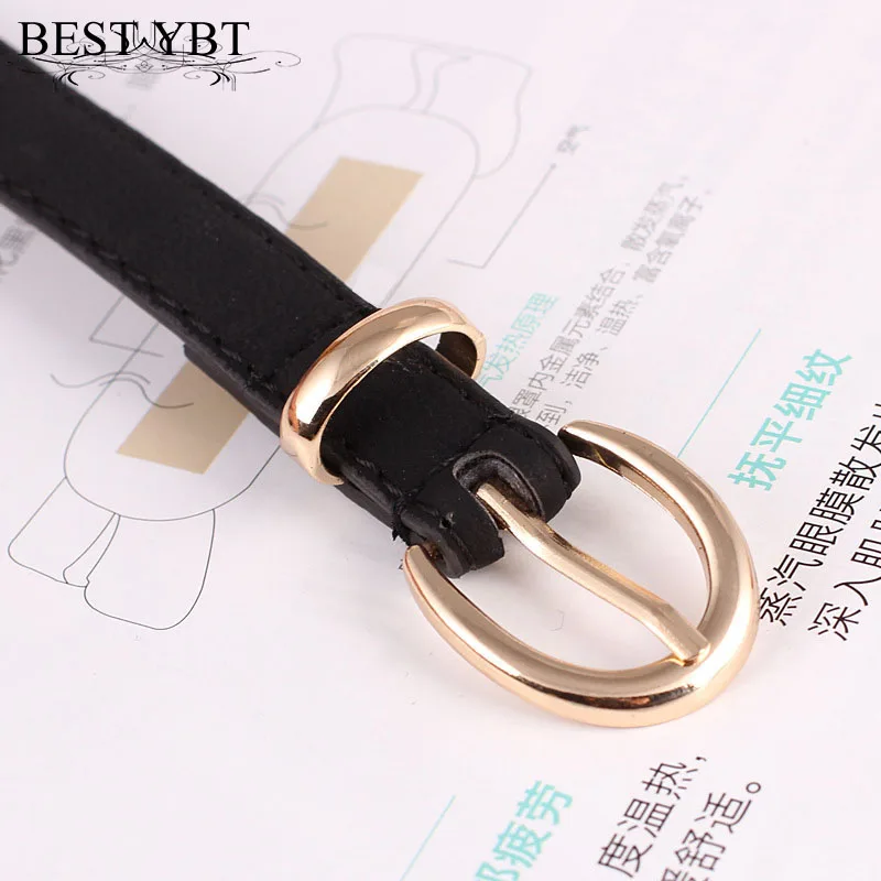 

Best YBT Women belt new Candy colors quality Imitation leather Alloy pin buckle belt fine casual Women dress decoration belt
