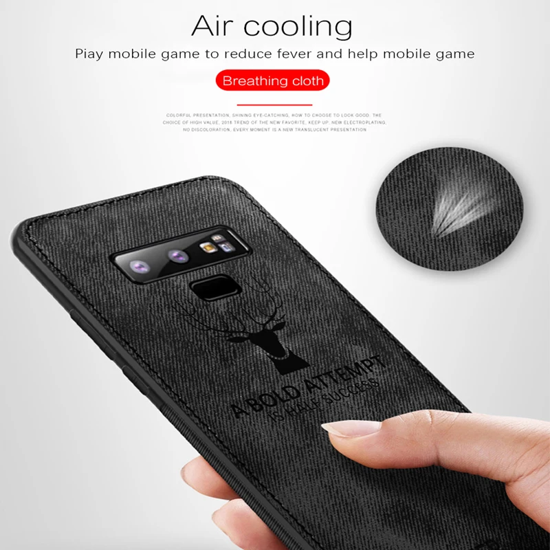 Чехол для Samsung Galaxy S10 A10 A30 A50 A60 A70 M10 M20 M30 J4 J6 Plus J8 2018 тонкий тканевый силиконовый