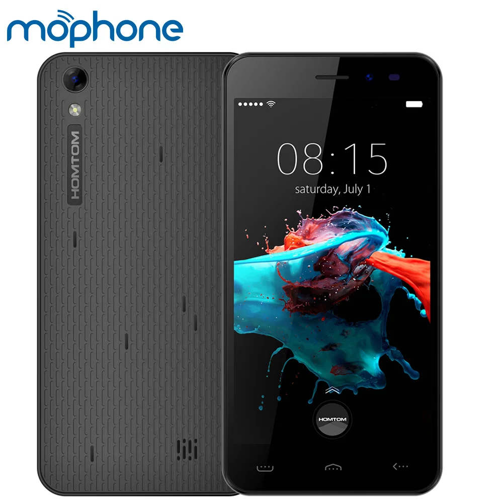 HOMTOM HT16 смартфон 3g WCDMA Android 6 0 четырехъядерный MTK6580 5 &quotэкран 1 Гб + 8 МП Две камеры